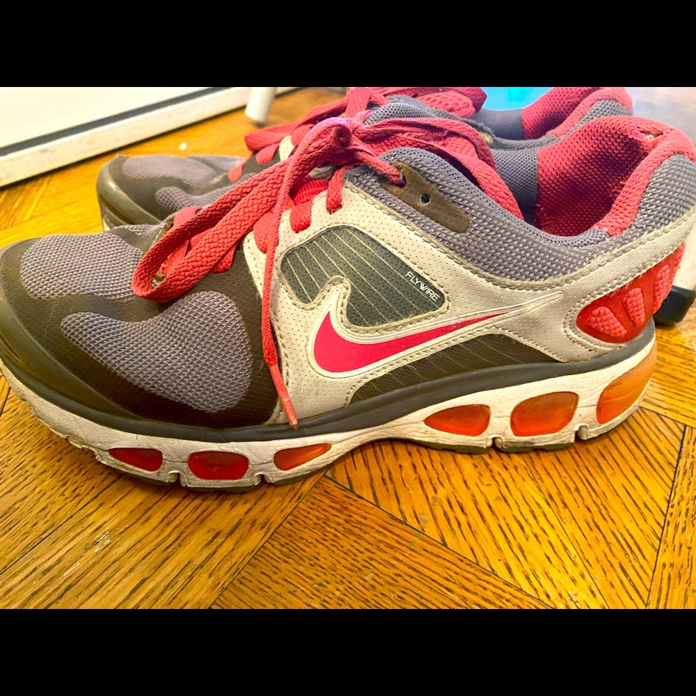 Nike Air Tailwind Flywire Women's Hot Pink & Grey Size 7 M Athletic Shoes